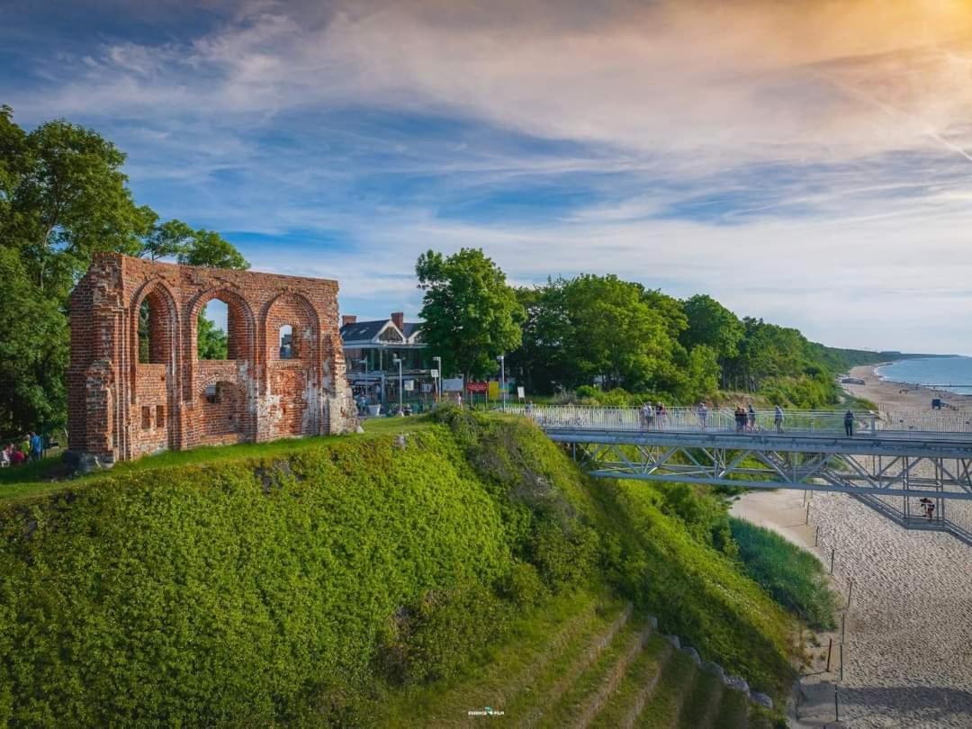 Apartamenty Obok Ruin Trzęsacz Esterno foto